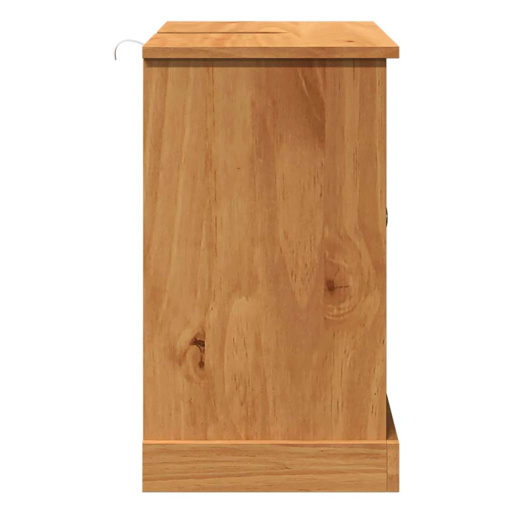 vidaXL Wastafelkast VIGO Bruin en Honingbruin 68 x 34 x 59 cm
