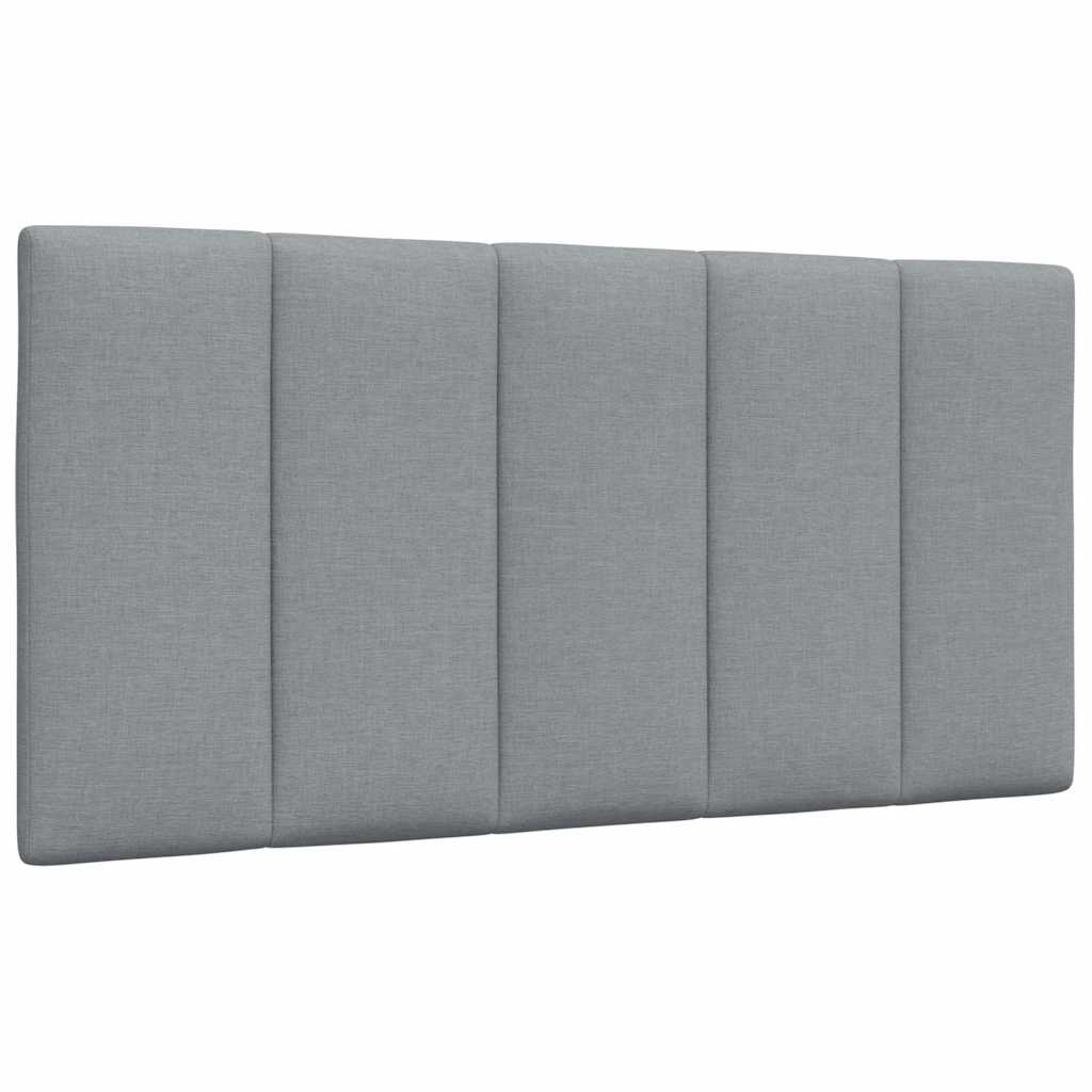 vidaXL Hoofdbordkussen "Hanko" 80 cm stof lichtgrijs