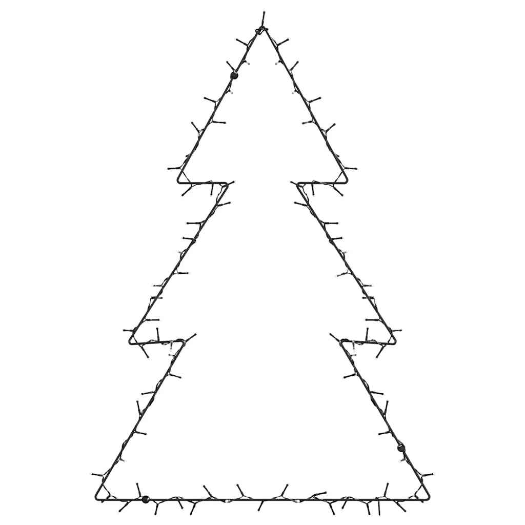 vidaXL Kerstverlichting kerstboom 3 st met grondpinnen 50 LED's 30 cm