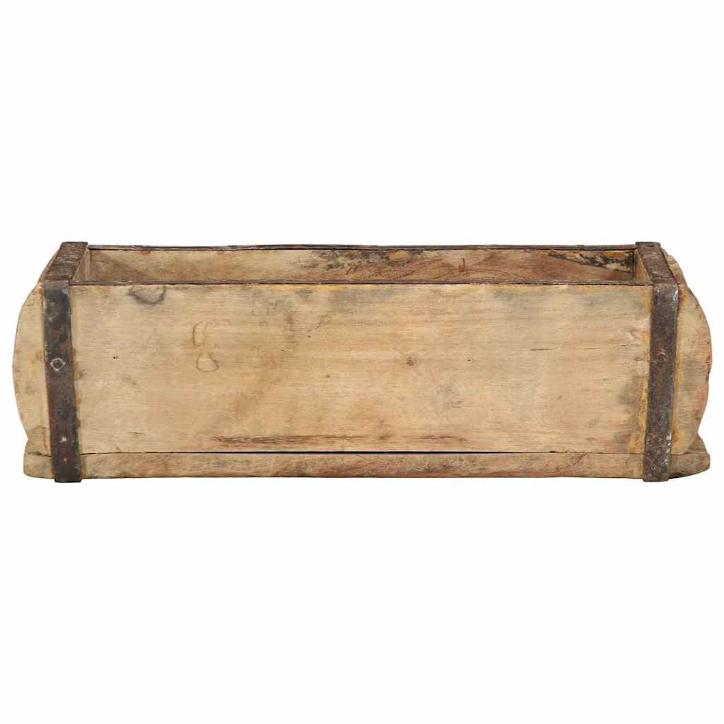 vidaXL Dienblad Bruin 30 x 15 x 9 cm Massief Gerecycleerd Hout
