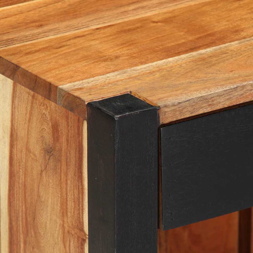 vidaXL Nachtkastje Bruin 40 x 35 x 50 cm Massief Acacia Hout