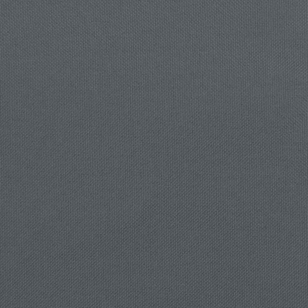vidaXL Ligstoel inklapbaar 175x54x8,5 cm Oxford stof antracietkleurig