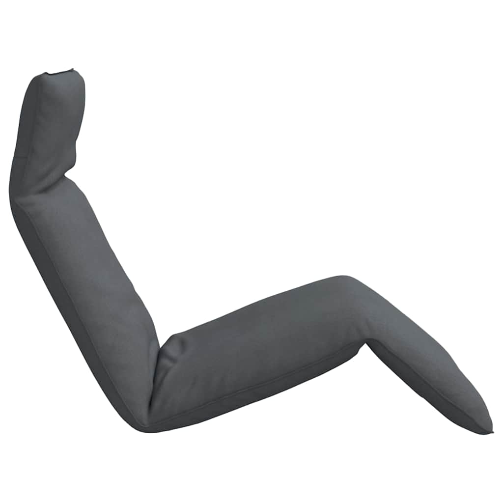 vidaXL Ligstoel inklapbaar 175x54x8,5 cm Oxford stof antracietkleurig