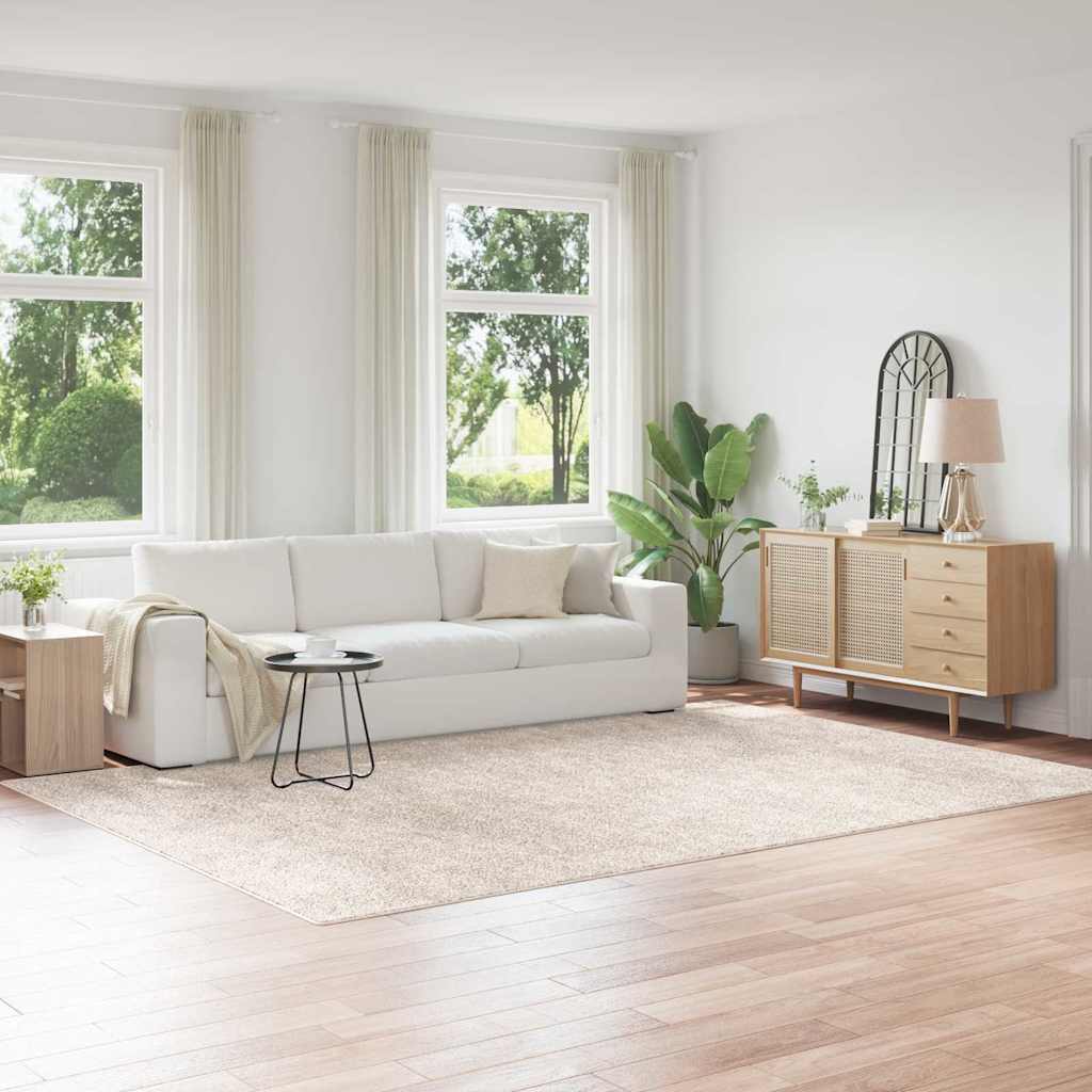 vidaXL Vloerkleed shaggy anti-slip 80x150 cm donkergrijs