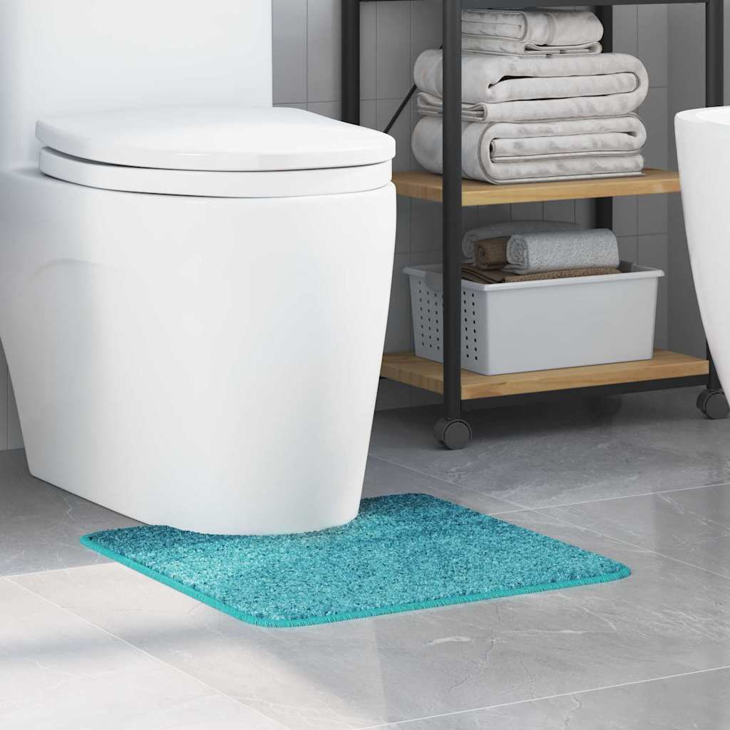 vidaXL Antislip Badmat met Toilet Uitsnede Donkergrijs 50 x 50 cm PP