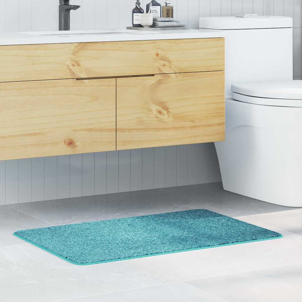 vidaXL Antislip Badmat Donkergrijs 50 x 80 cm PP