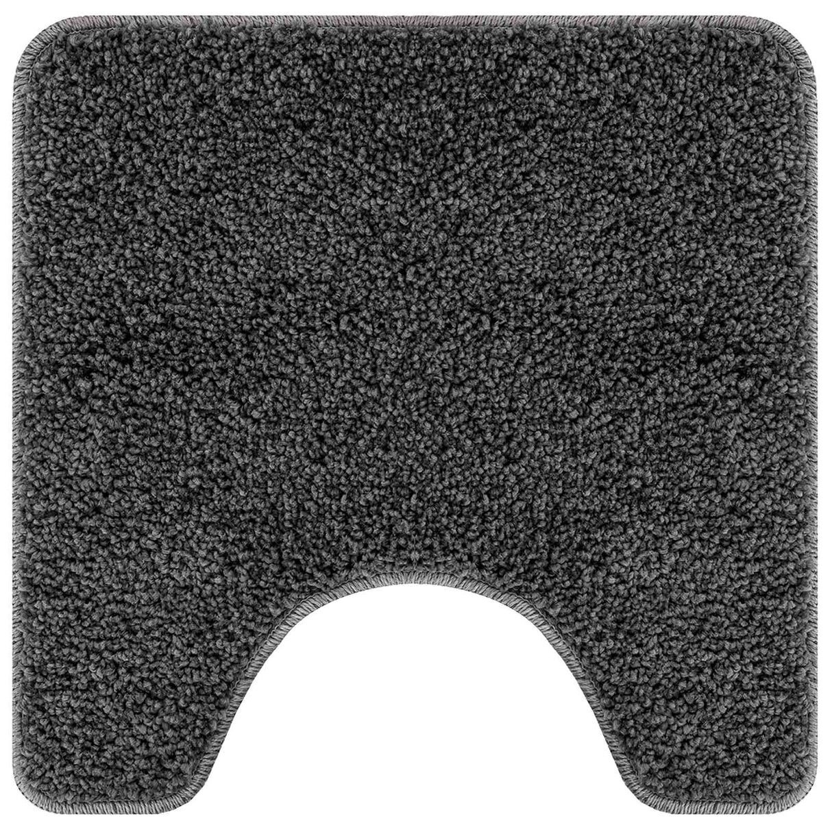 vidaXL Non-Slip Bath Mat Set 3 pcs Dark Grey PP