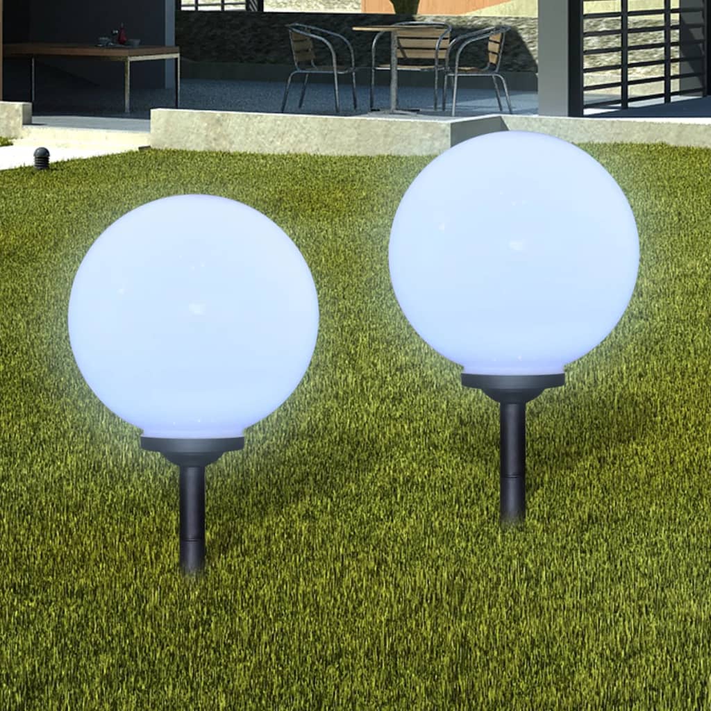 vidaXL Garden Path Lights 8 pcs with Ground Spike LED 15 cm