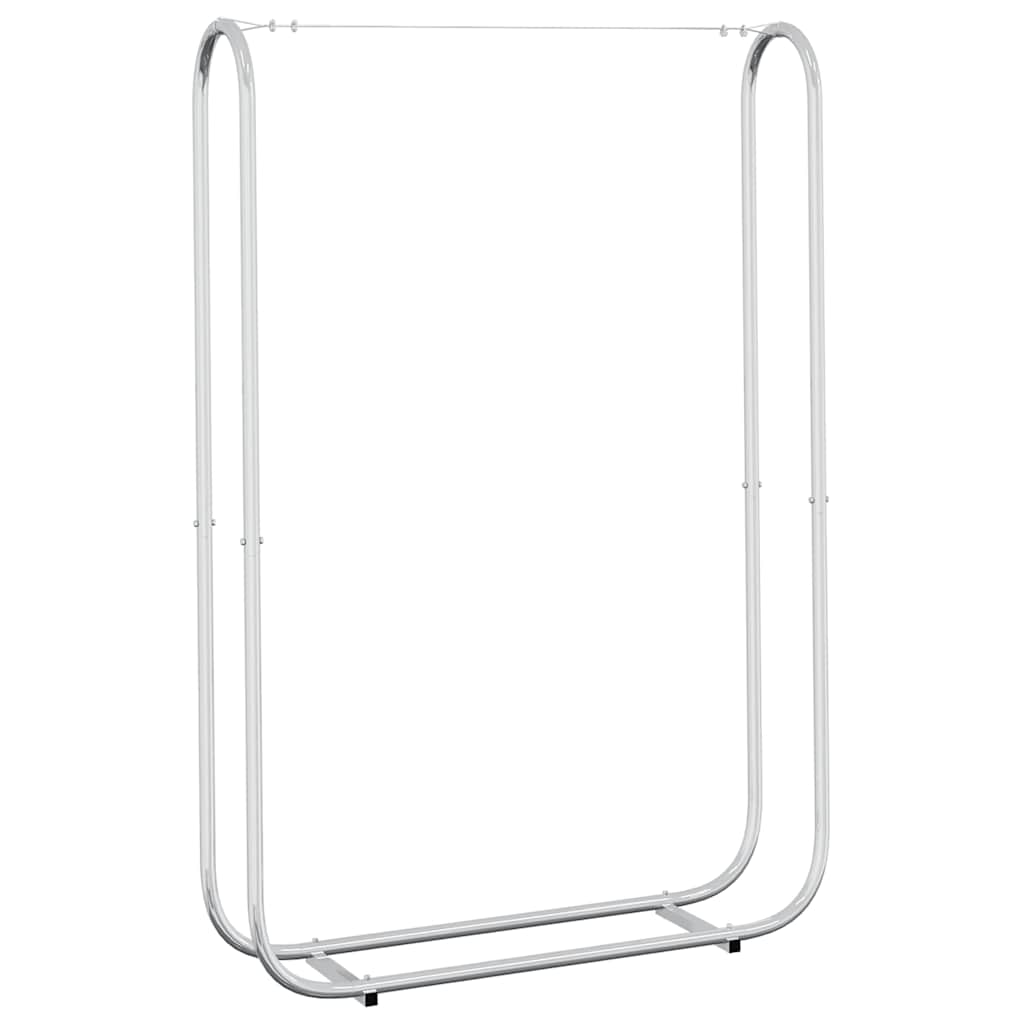 vidaXL Haardhoutrek 100x25x150 cm gegalvaniseerd staal