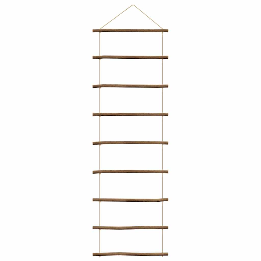 vidaXL Wall Decorations Ladder-shaped 2 pcs 30x100 cm Natural Teak