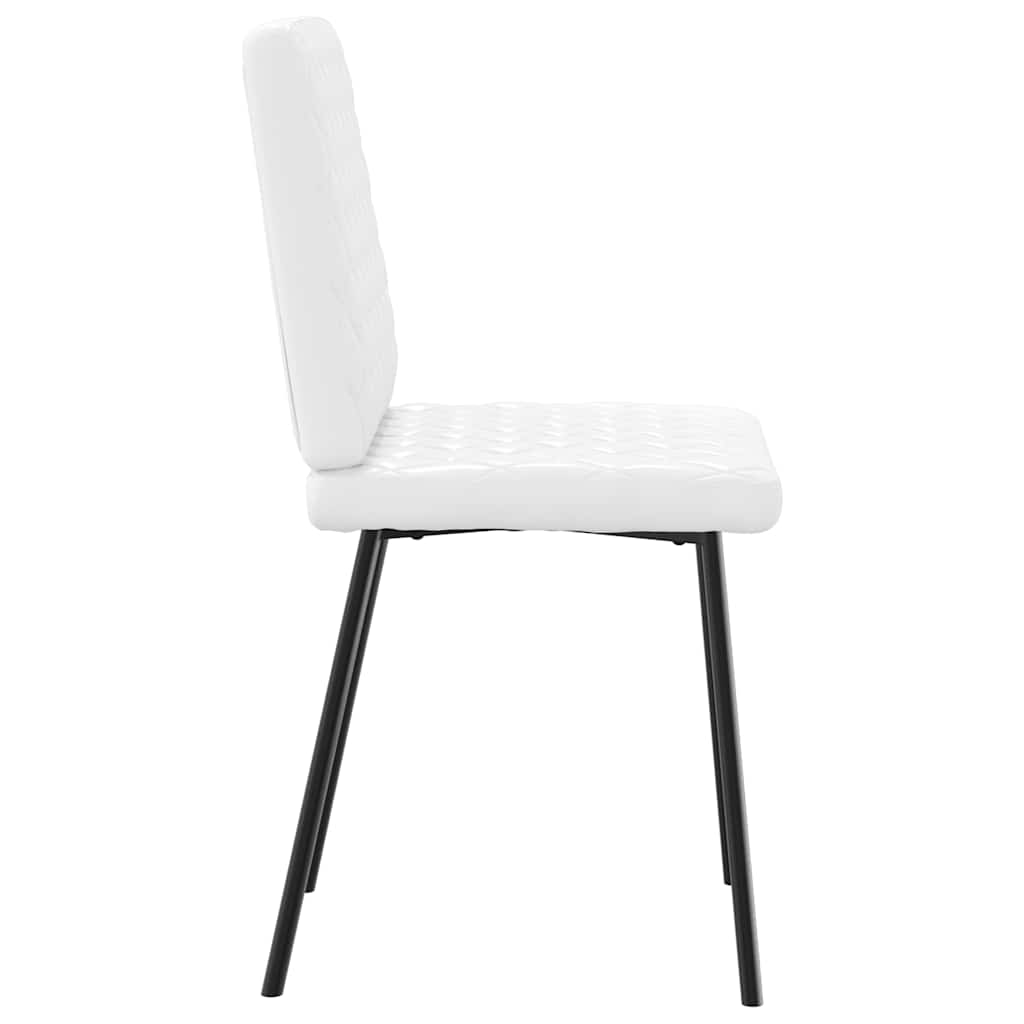 vidaXL Eetkamerstoelen 4 st kunstleer grijs