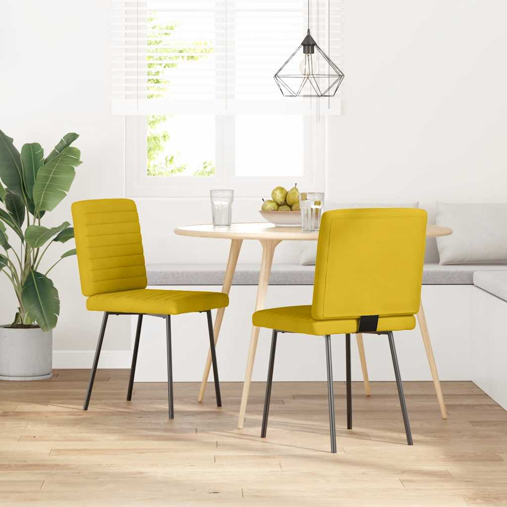vidaXL Eetkamerstoelen 4 st fluweel lichtgrijs