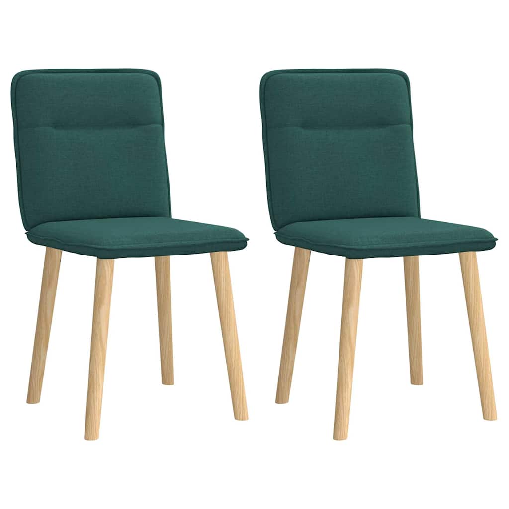 vidaXL Eetkamerstoelen 4 st stof lichtgrijs