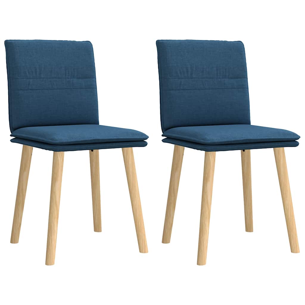 vidaXL Eetkamerstoelen 4 st stof lichtgrijs