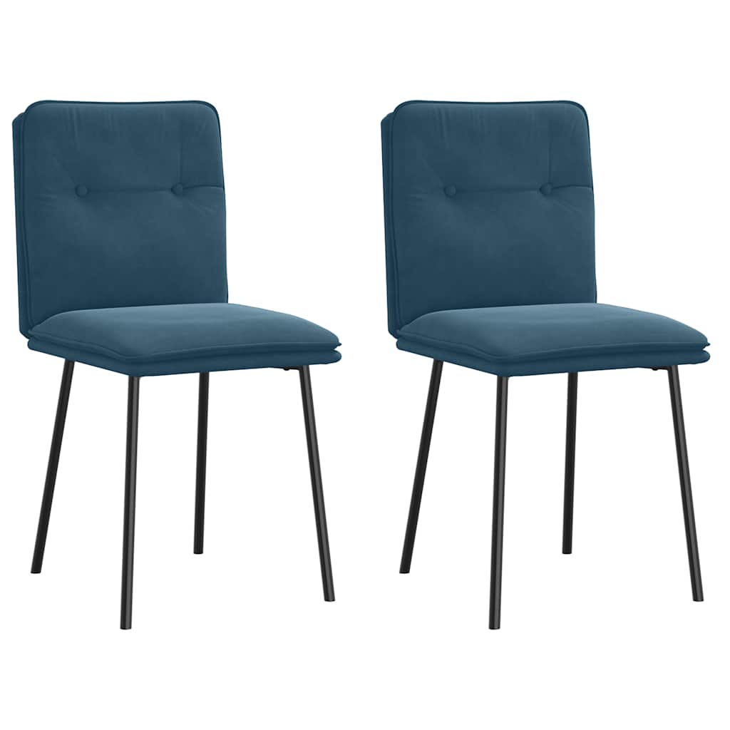 vidaXL Eetkamerstoelen 4 st fluweel lichtgrijs