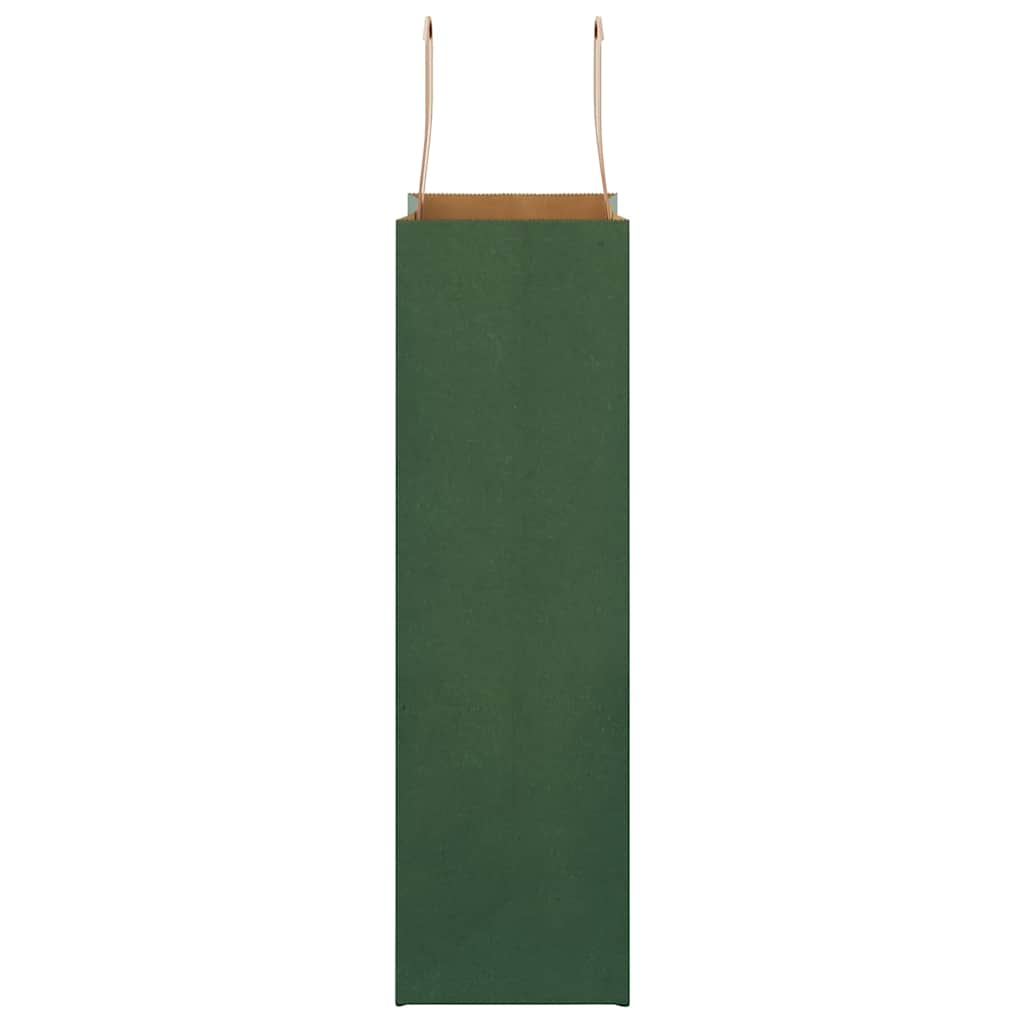 vidaXL Papieren zakken 50 st met hengsels 15x8x21 cm bruin