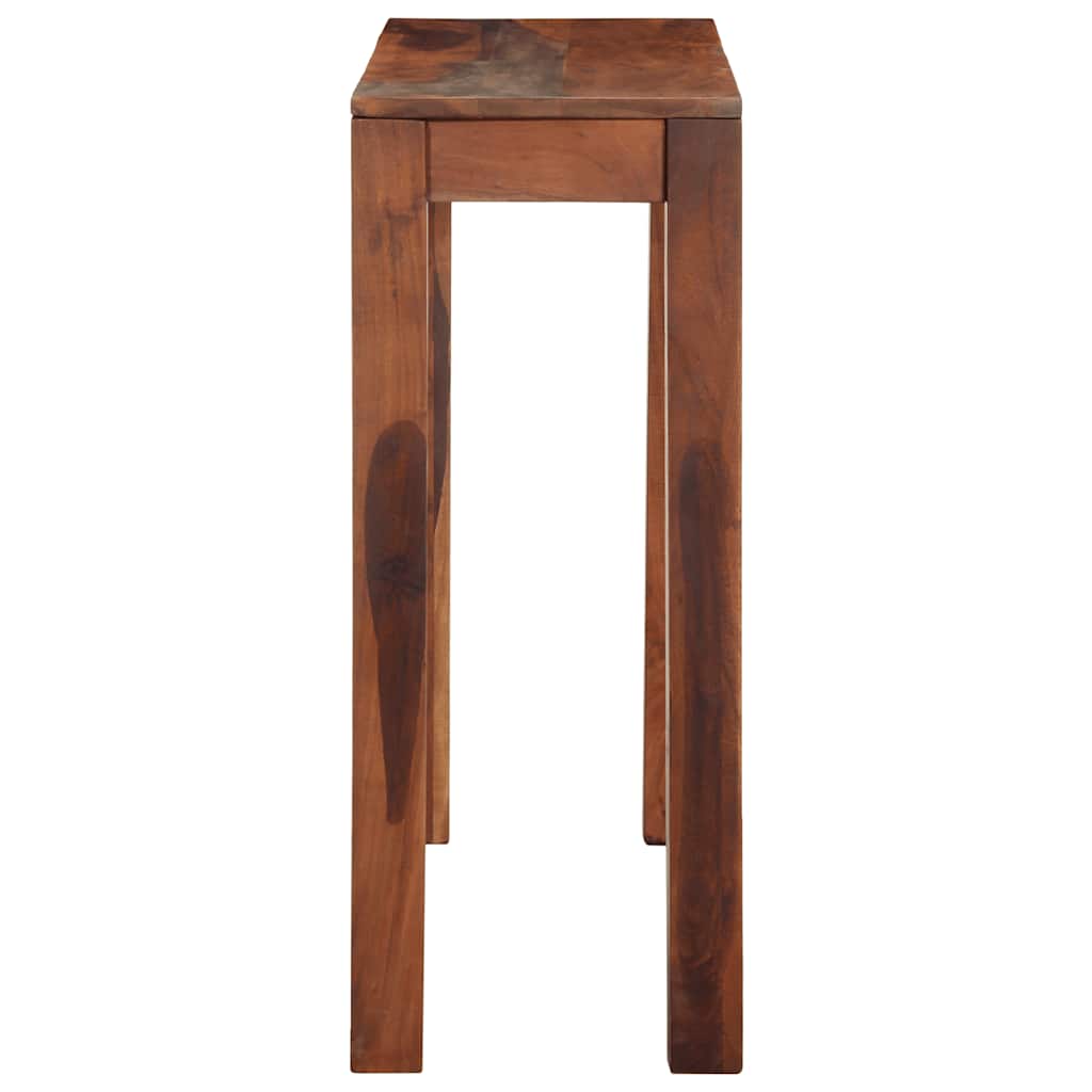 vidaXL Console Table 120x30x76 cm Solid Acacia Wood