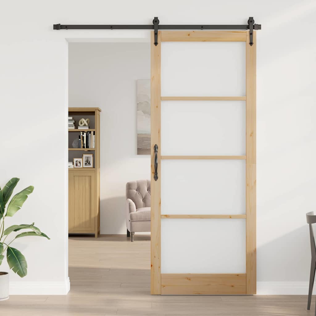 vidaXL Interior Door ORKDAL White Primed 73.5 x 211 cm