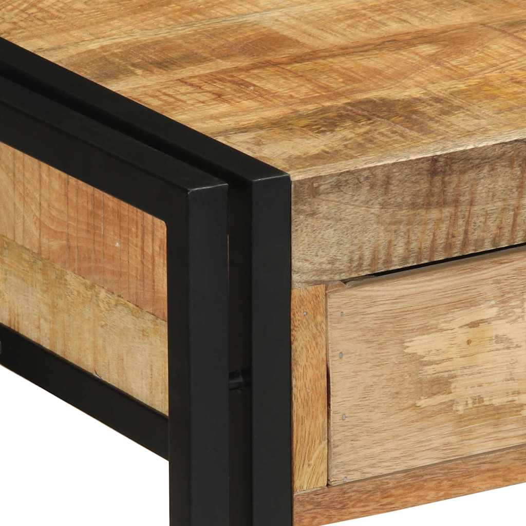 vidaXL Wandtafel Multikleur 120 x 33 x 75 cm Massief Gerecycleerd Hout