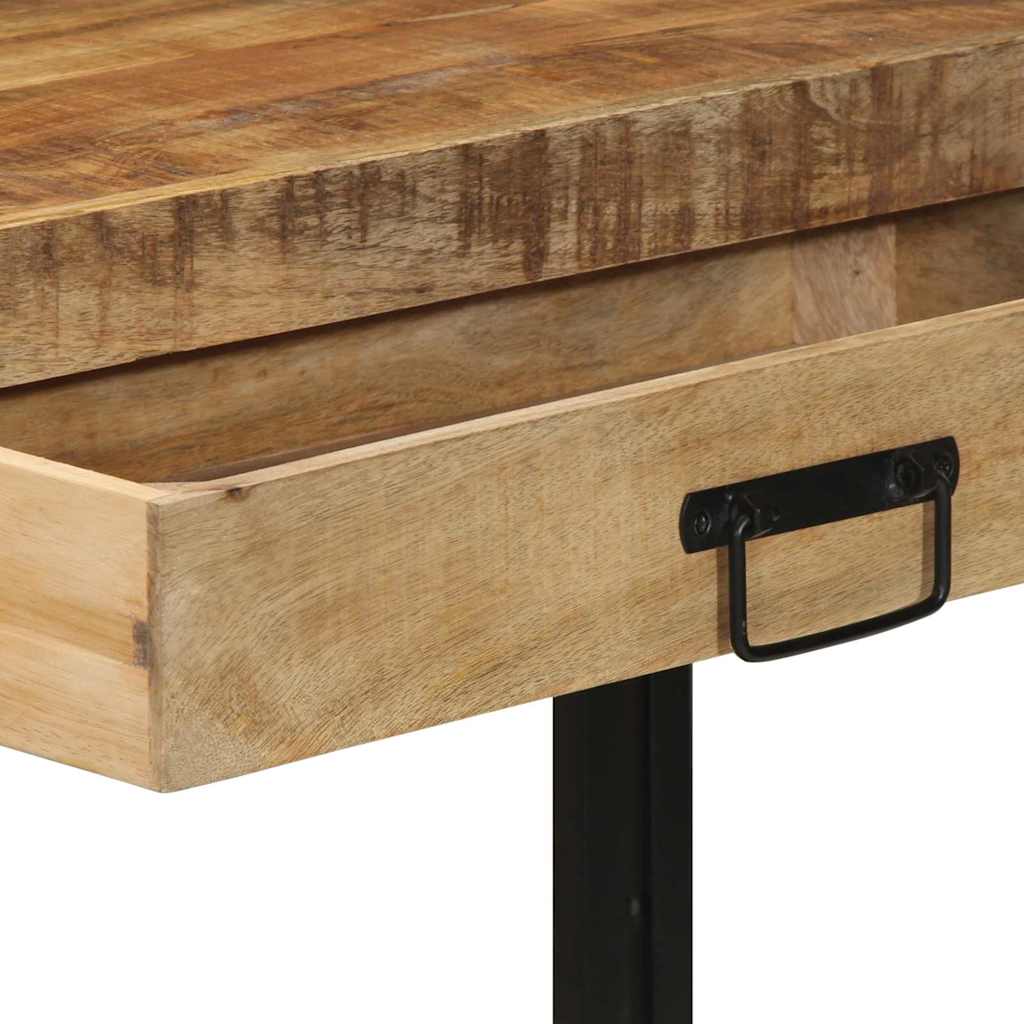 vidaXL Wandtafel Multikleur 120 x 33 x 75 cm Massief Gerecycleerd Hout