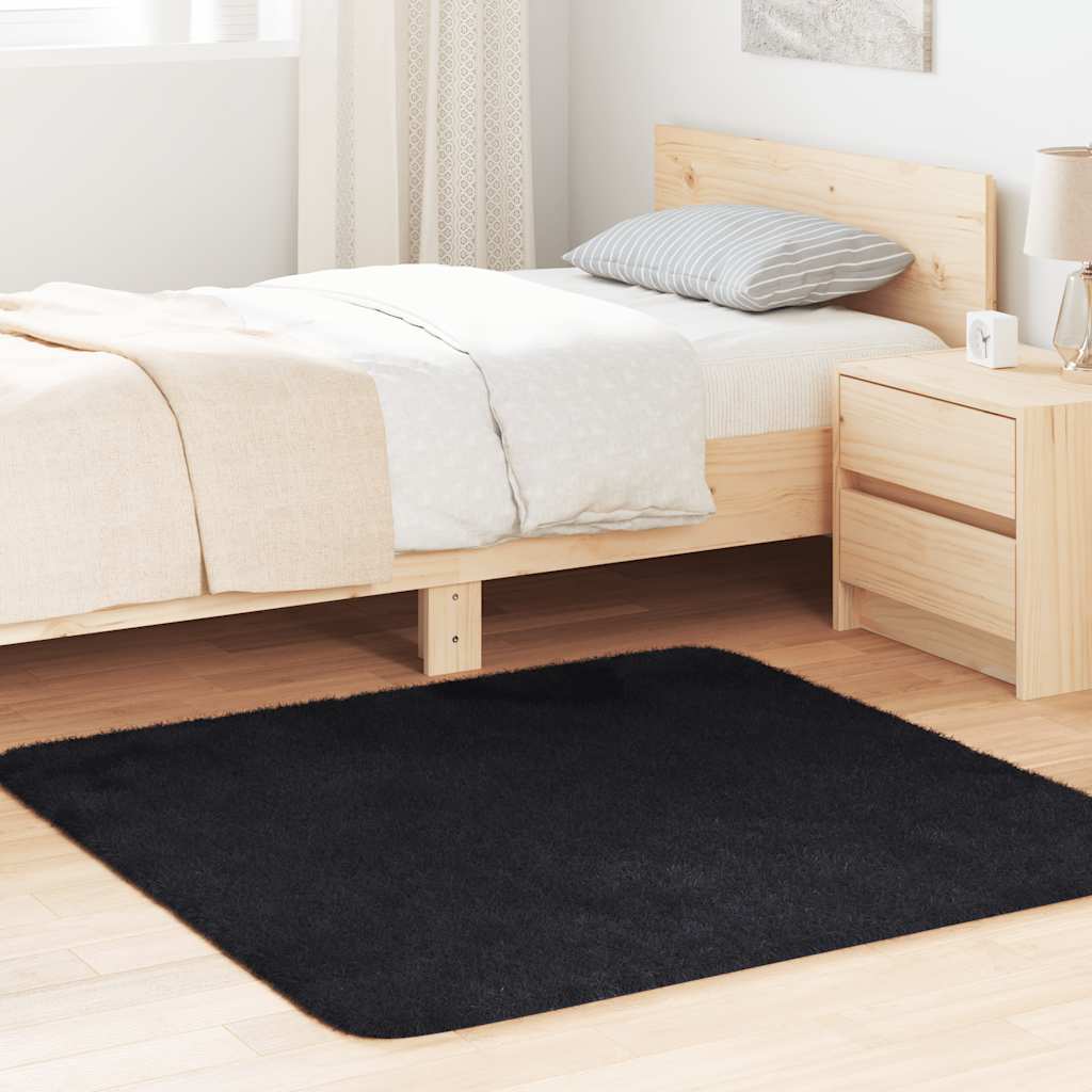 vidaXL Hoogpolig vloerkleed NAVARRA 60x100 cm polyester beige
