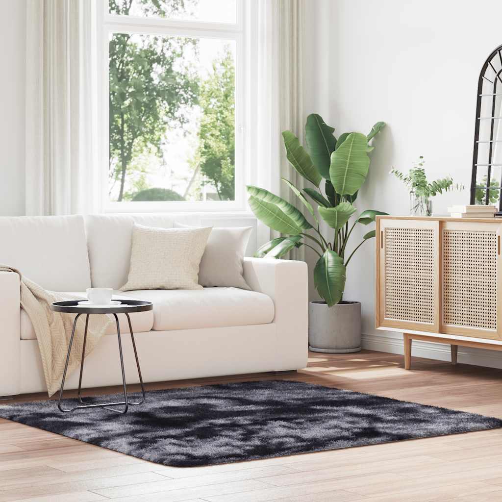 vidaXL Hoogpolig vloerkleed NAVARRA 60x100 cm polyester beige