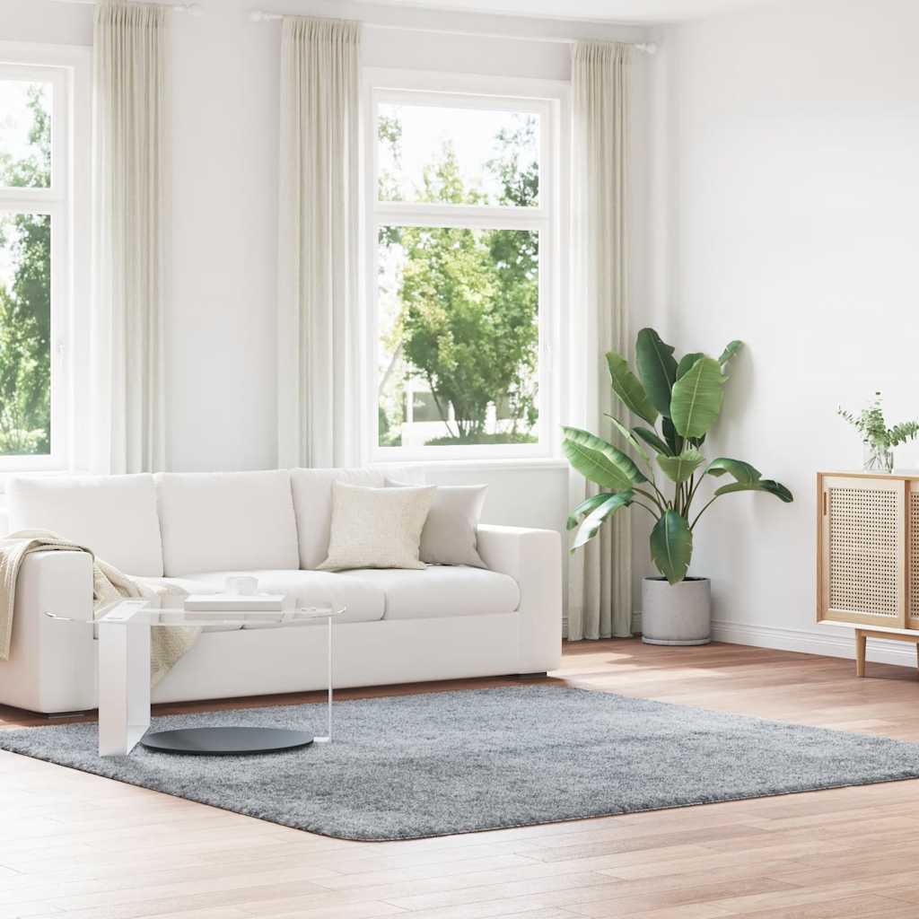 vidaXL Hoogpolig vloerkleed NAVARRA 60x100 cm polyester beige