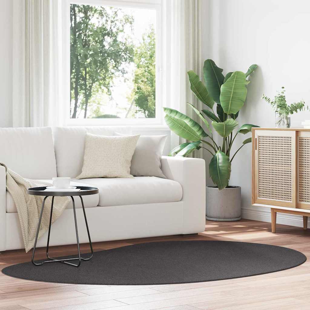 vidaXL Vloerkleden HUARTE Antraciet 100 x 200 cm Polyester