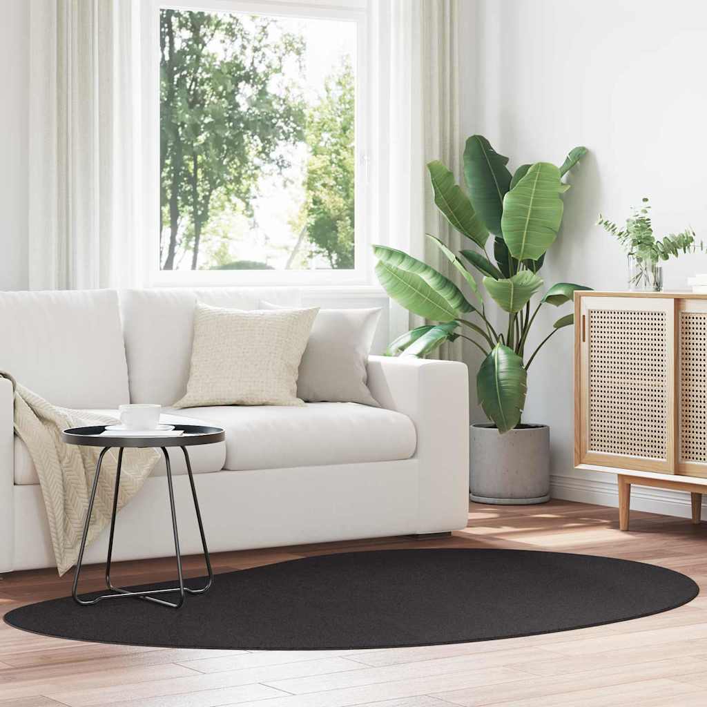 vidaXL Vloerkleden HUARTE Antraciet 100 x 200 cm Polyester
