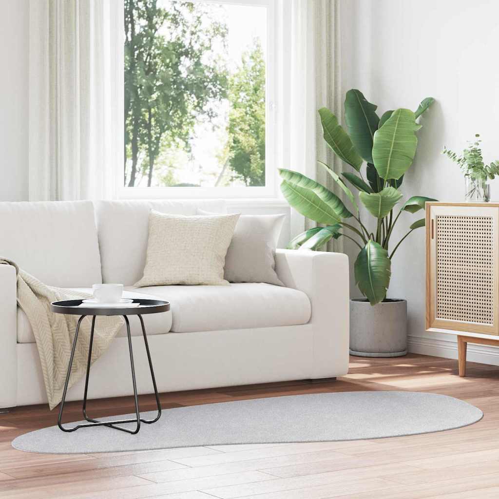 vidaXL Vloerkleden HUARTE Antraciet 100 x 200 cm Polyester