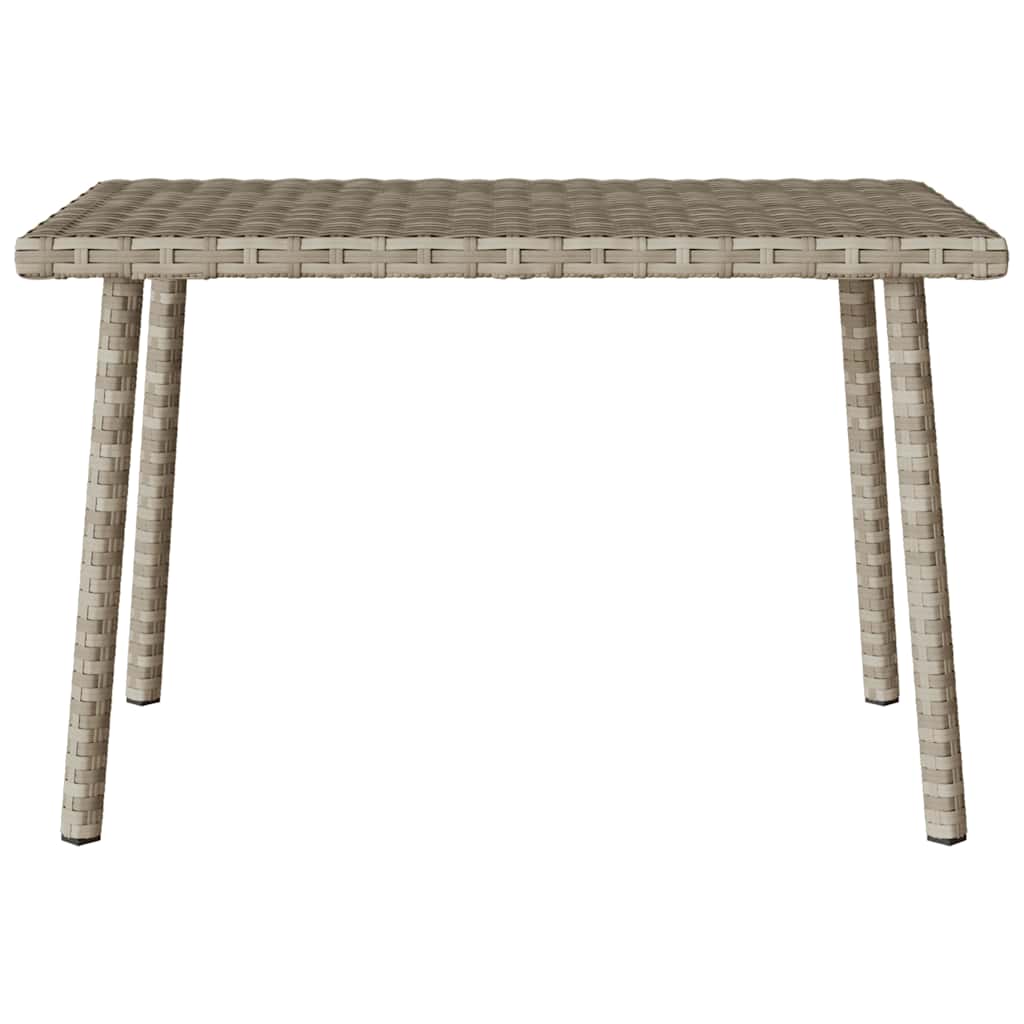 vidaXL Tuin salontafel rechthoekig 40x40x37 cm poly rattan bruin