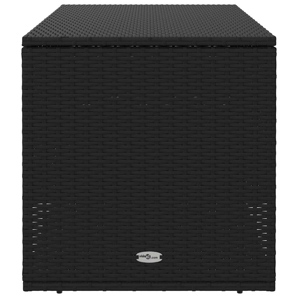 vidaXL Opbergbox voor buiten 100x55x55,5 cm poly rattan zwart