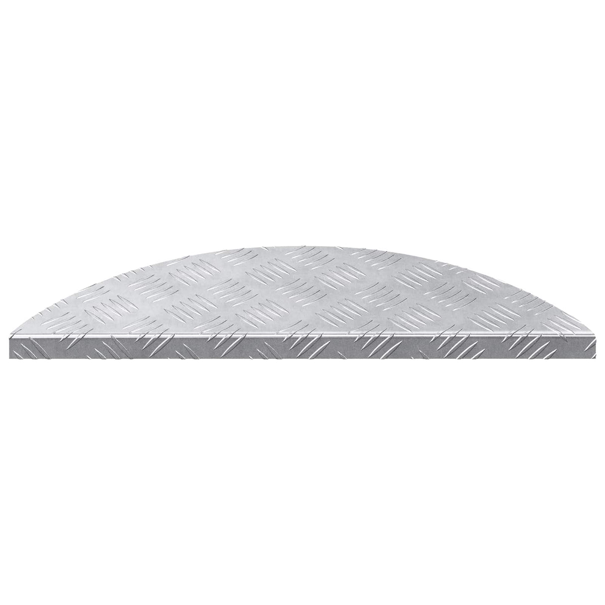 vidaXL Trap Tread 5 pcs Zilver 60 x 18 x 2,5 cm Aluminium