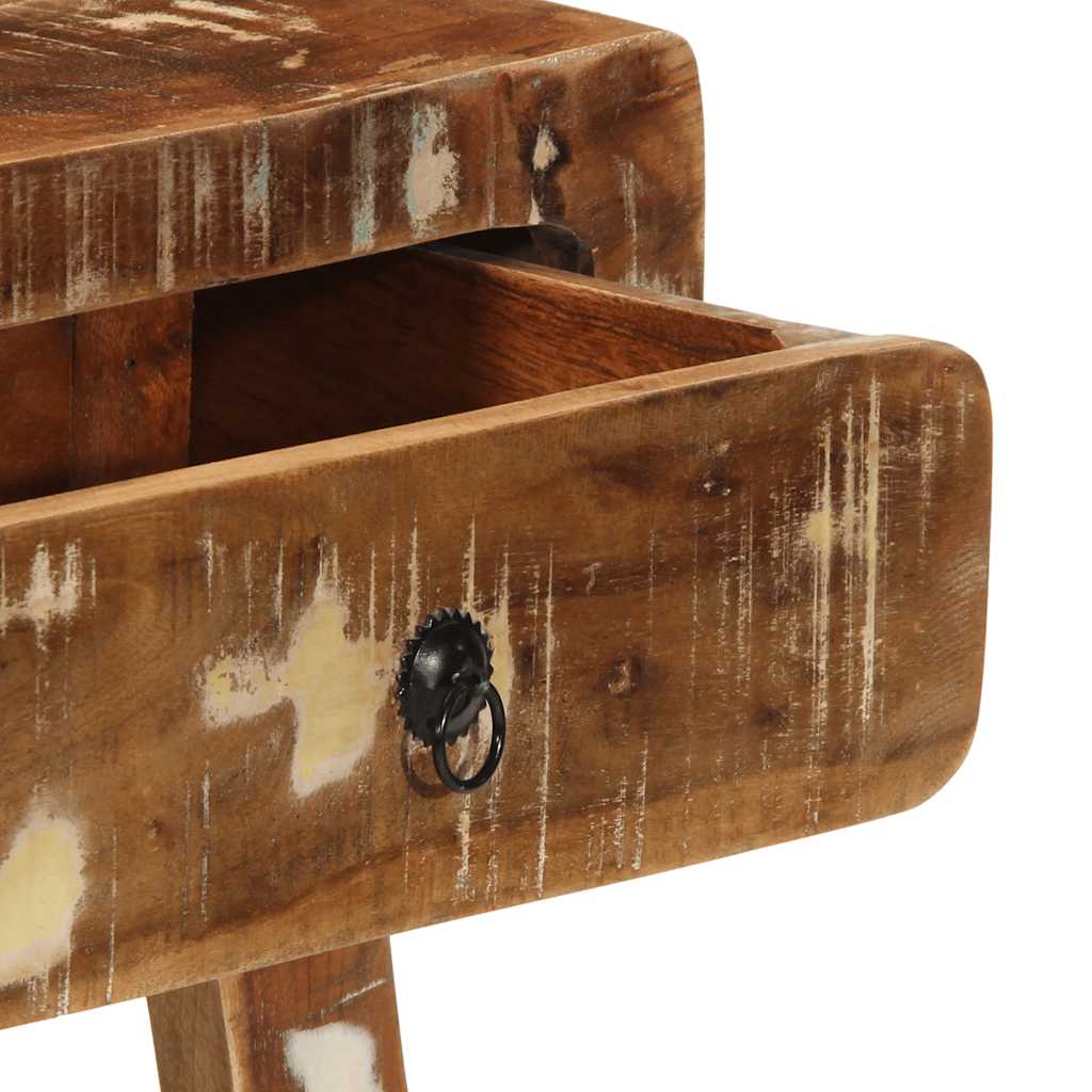 vidaXL Wandtafel 90x32x75 cm massief gerecycled hout