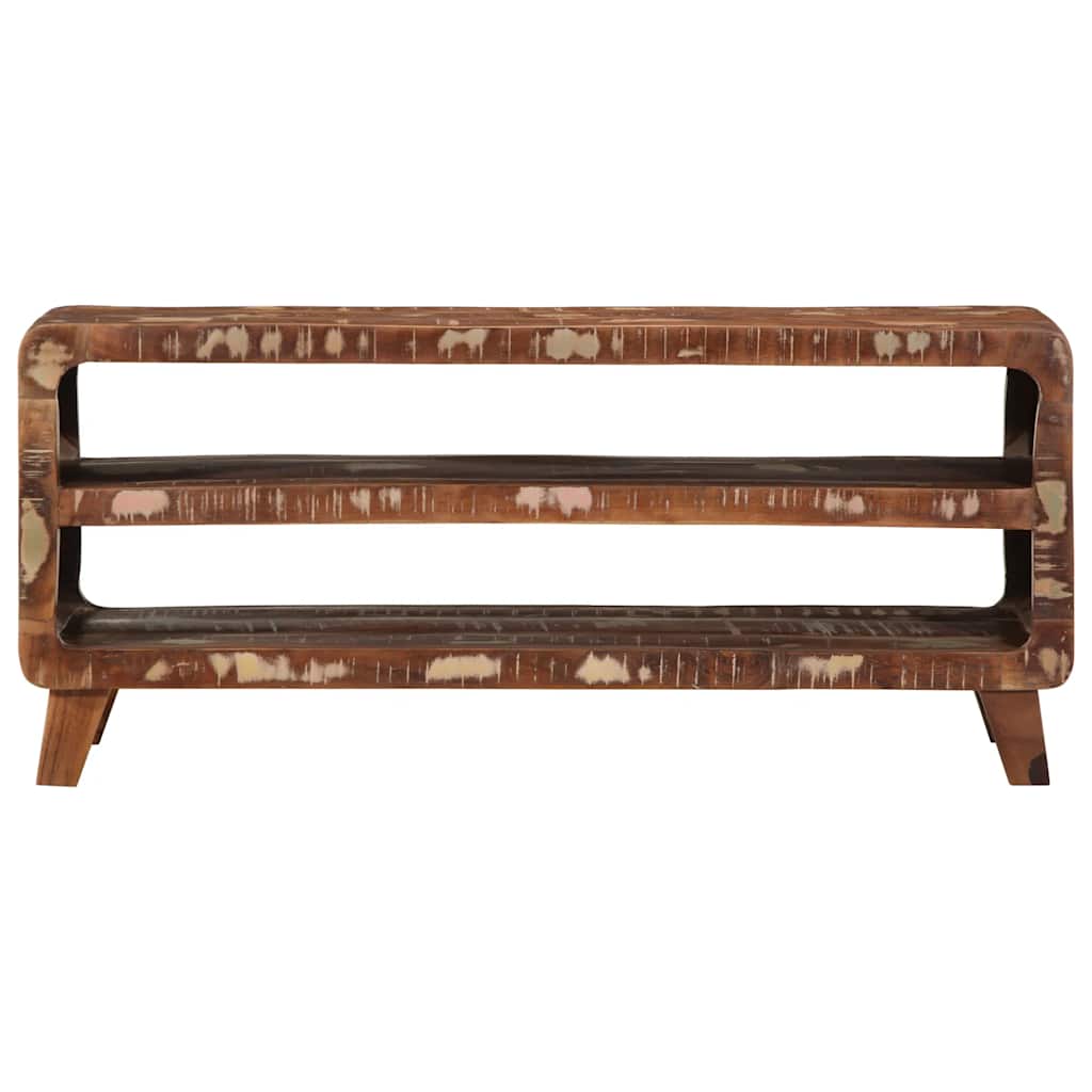 vidaXL Tv-meubel 105x46x32 cm massief ruw mangohout