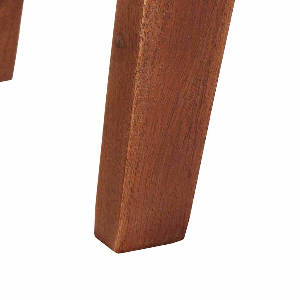 vidaXL Bijzettafel met plank Bruin 40 x 32 x 46 cm Massief Mango Hout