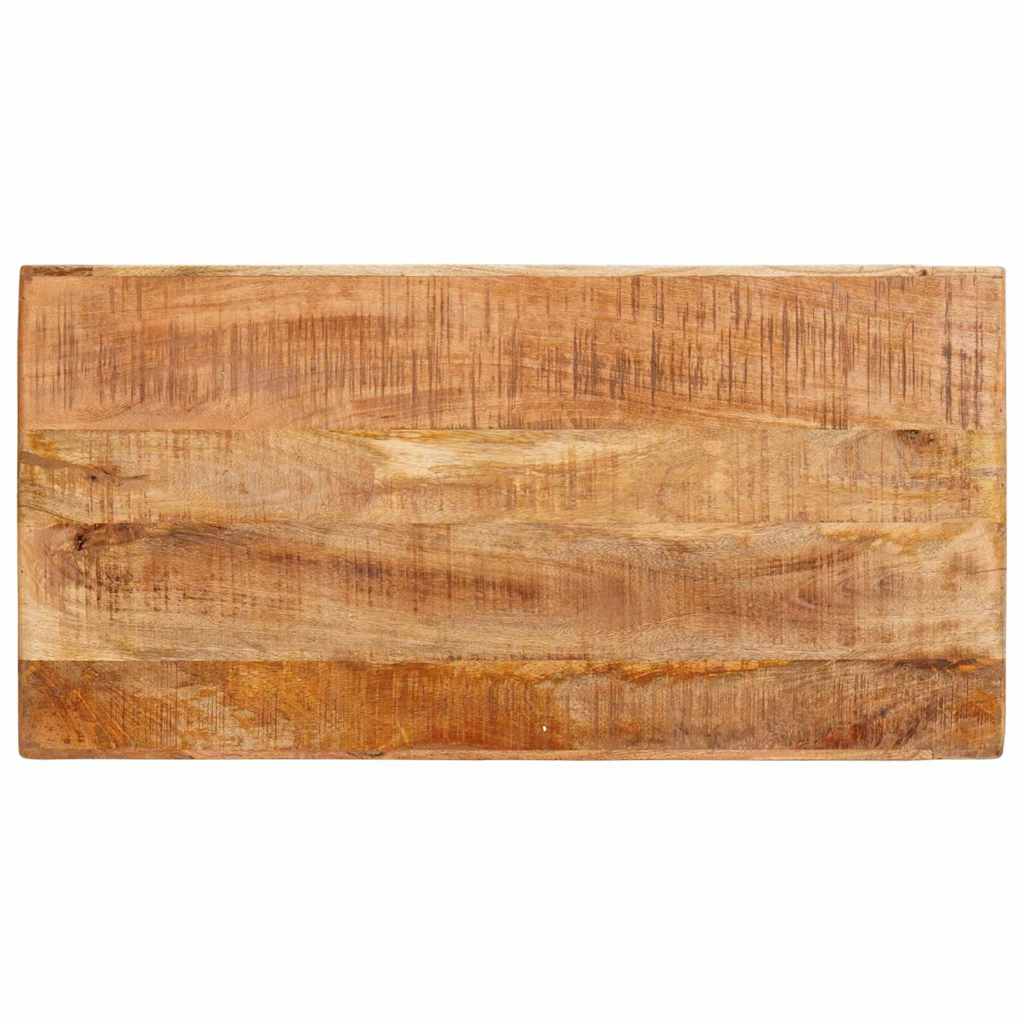 vidaXL Kaptafel met opslag Bruin 90 x 76 x 45 cm Massief Mango Hout