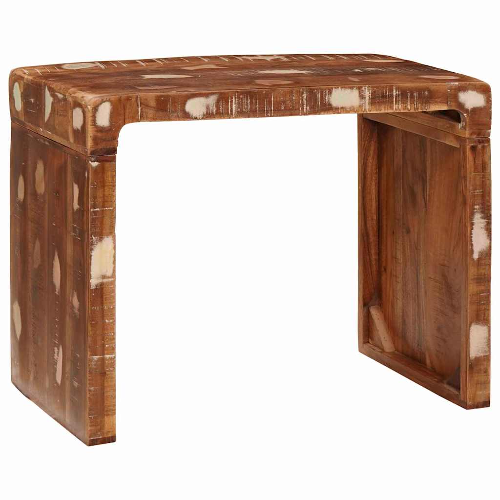 vidaXL Bijzettafel Bruin 60 x 35 x 46 cm Massief Mango Hout