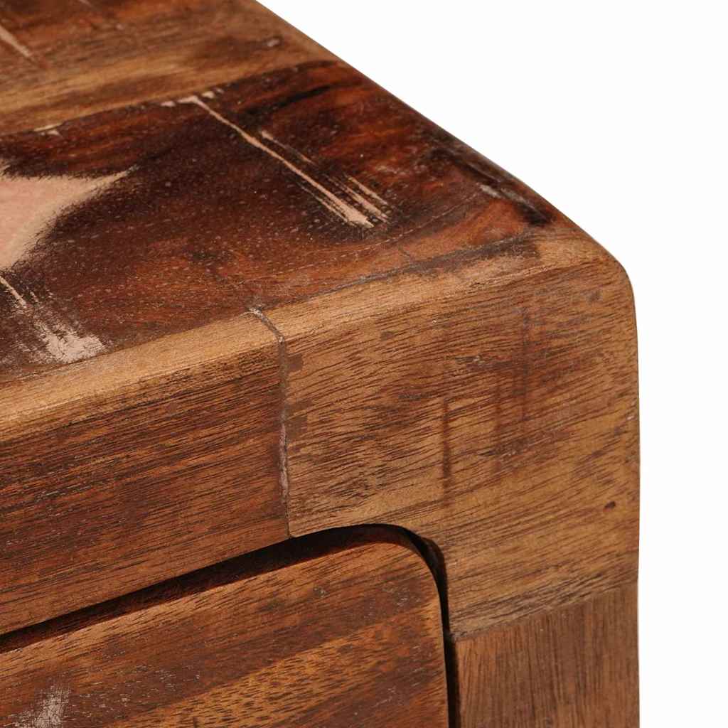 vidaXL Wandgemonteerde Nachtkast met lade Bruin 40 x 30 x 36 cm