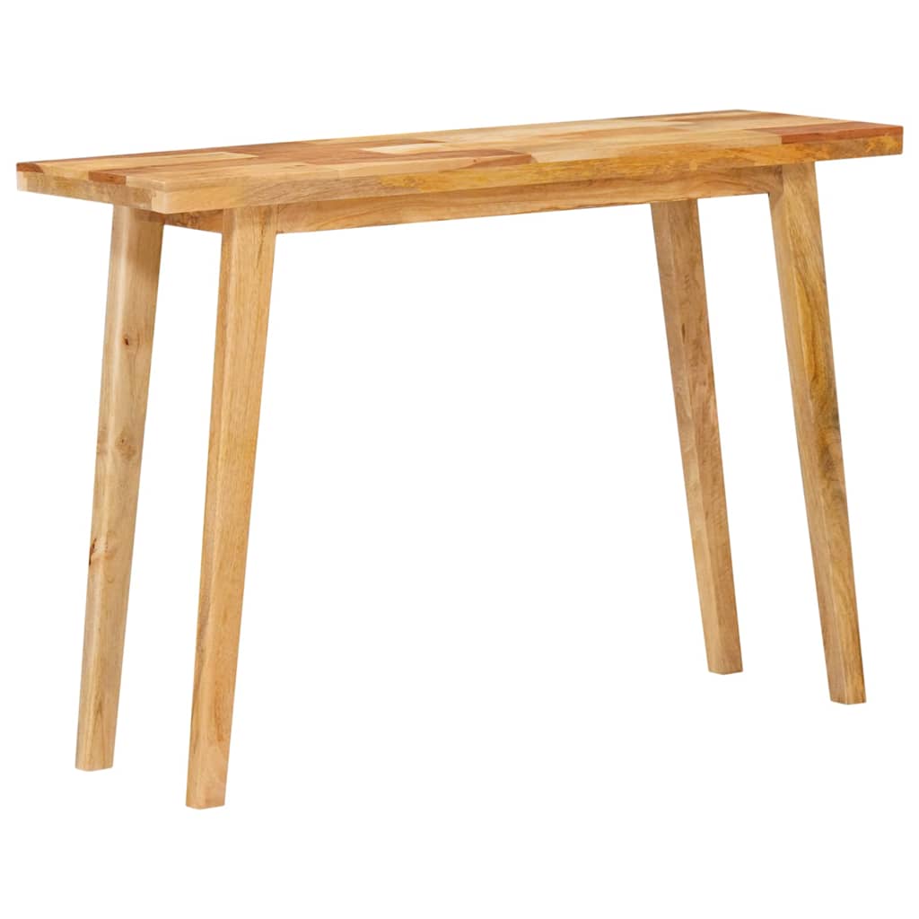 vidaXL Dining Table Natural 100 x 55 x 75 cm Solid Mango Wood
