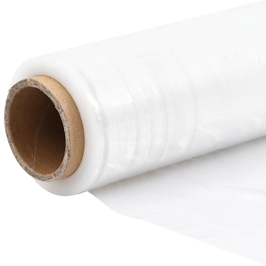 vidaXL Stretchfilm 2 st transparant 17 μm 50 cm x 150 m