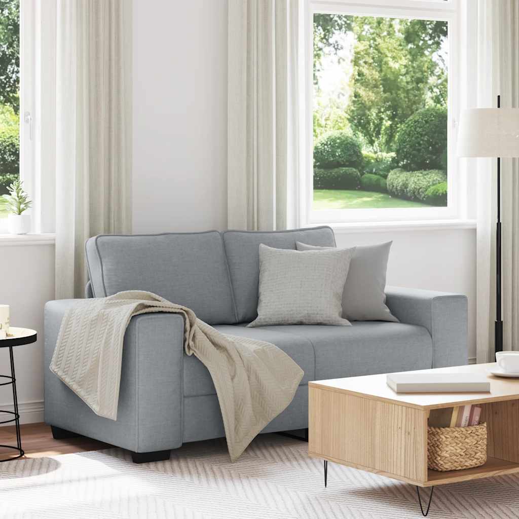 vidaXL Fauteuil 100x77x82 cm stof lichtgrijs