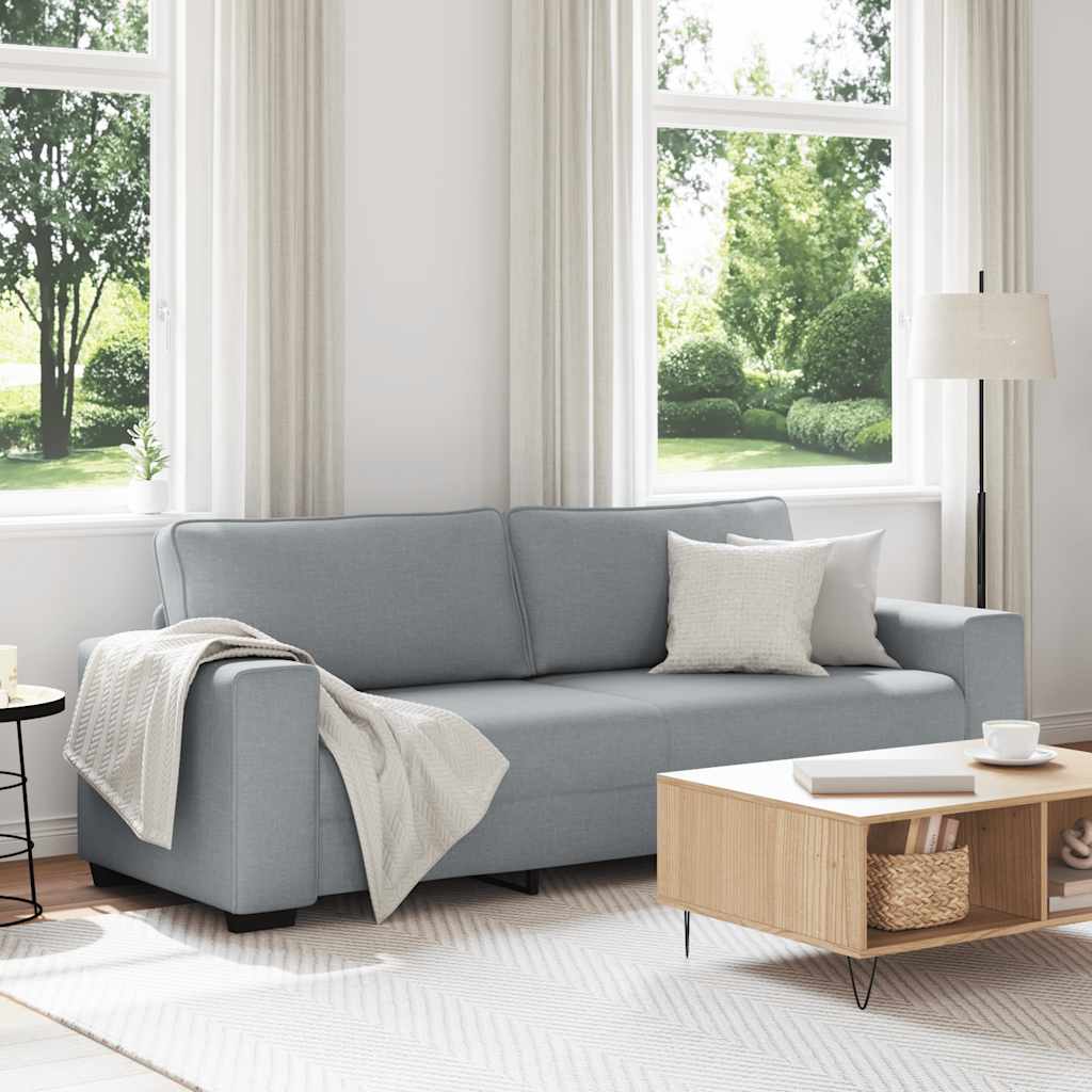 vidaXL Fauteuil 100x77x82 cm stof lichtgrijs
