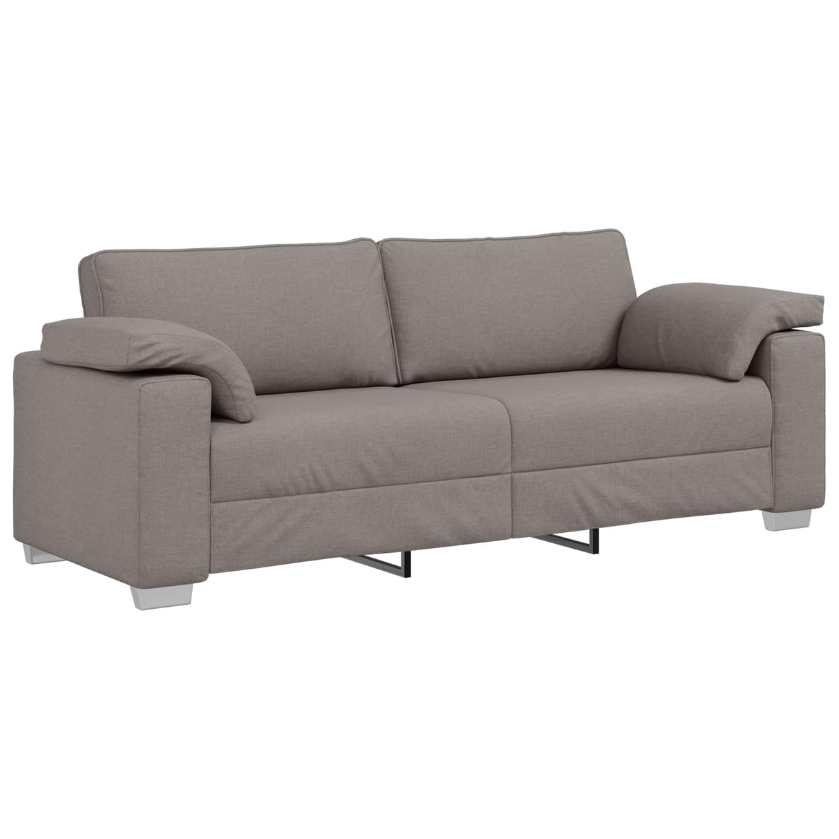 vidaXL Bank Lichtgrijs 100 x 80 x 82 cm Stof