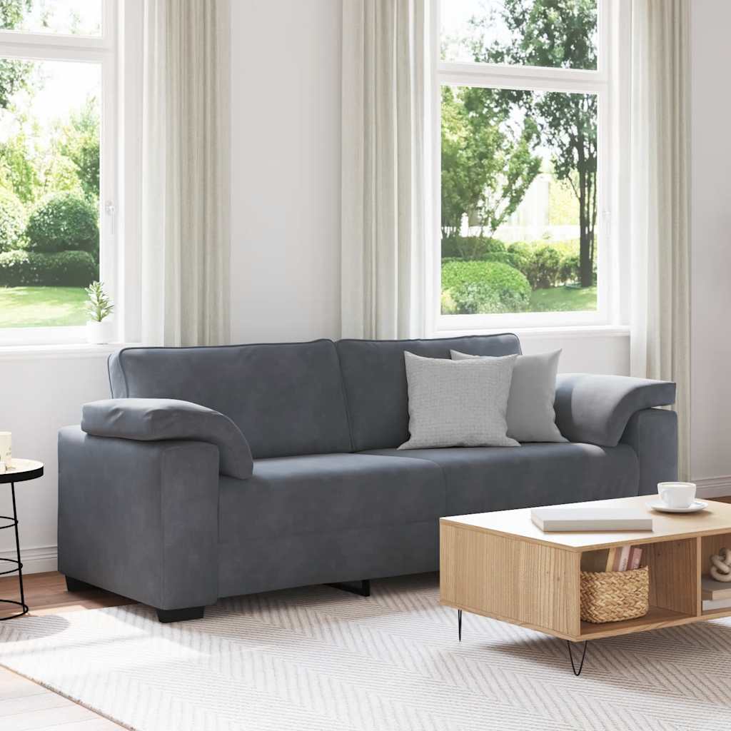 vidaXL Fauteuil 100x77x82 cm fluweel lichtgrijs