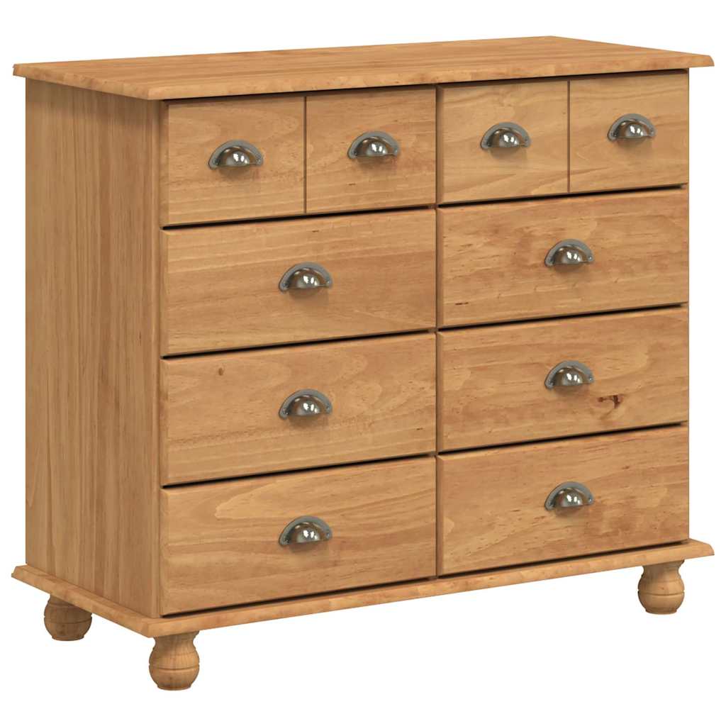 vidaXL Ladeblok ASKIM Bruin 91 x 40 x 79 cm Massief grenenhout
