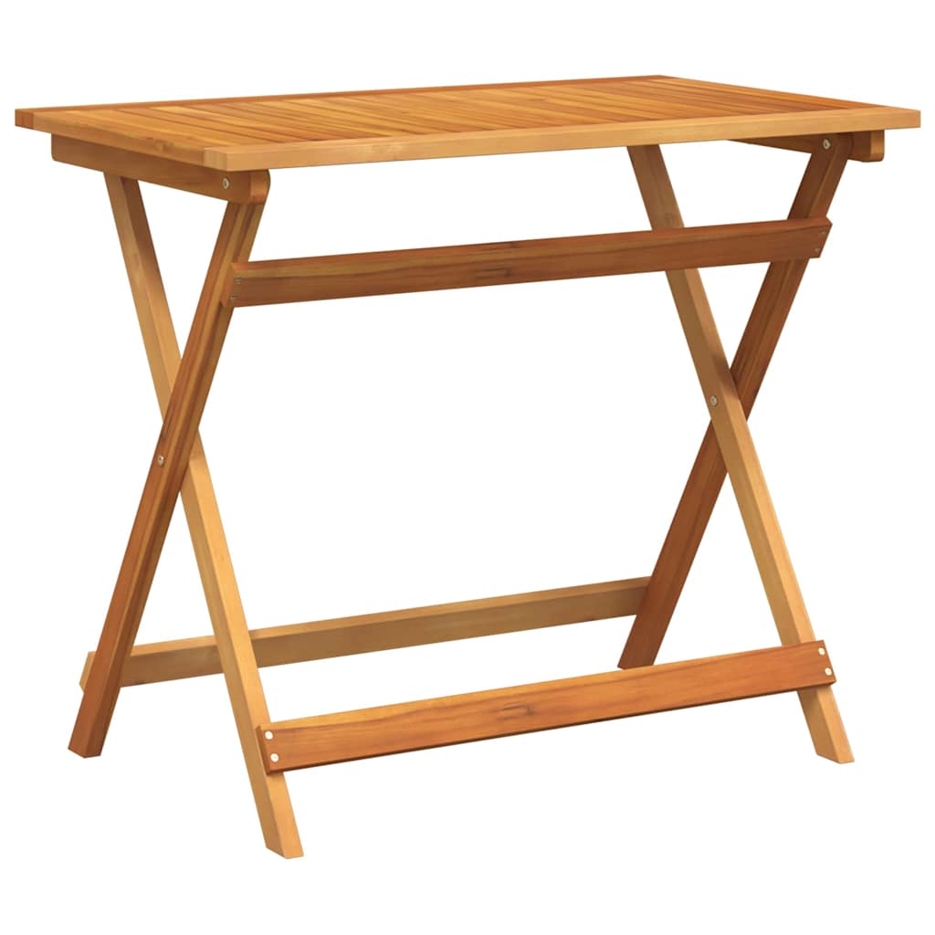 vidaXL Bistroset 5 pcs Olie Natuurlijk Massief Acacia Hout