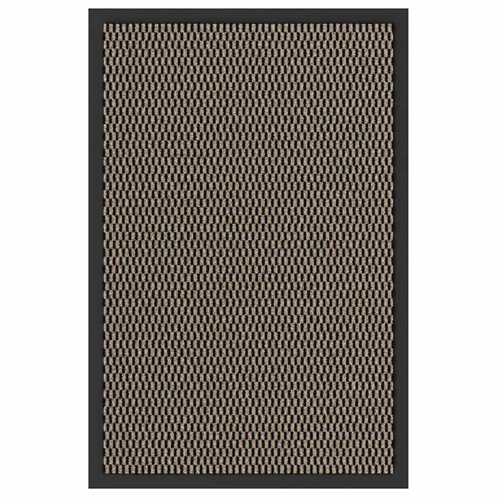 vidaXL Deurmat 40x60 cm antracietkleurig