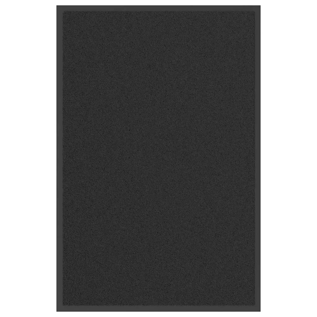 vidaXL Deurmat 40x60 cm zwart