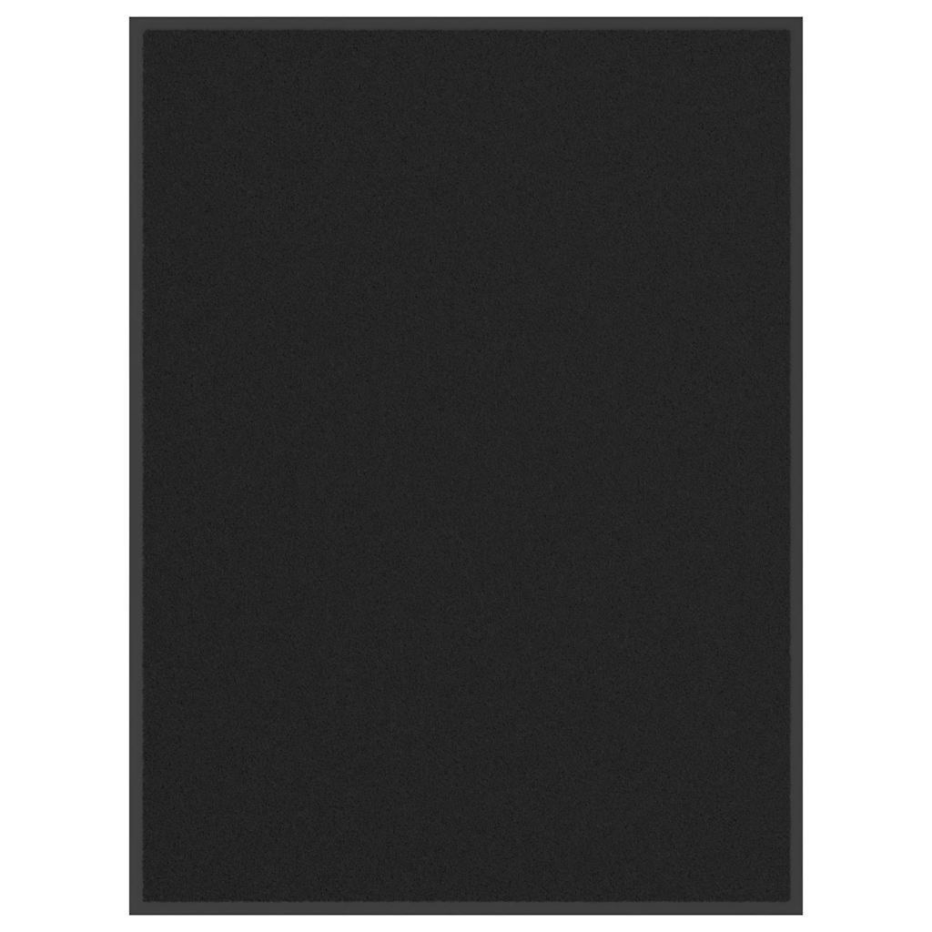 vidaXL Deurmat 40x60 cm zwart